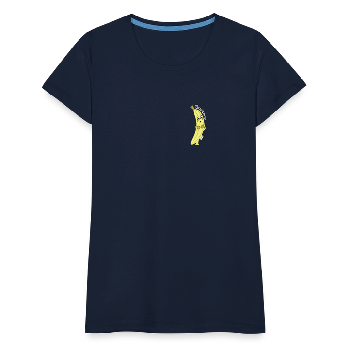 BraNana - Premium Dame T-shirt - Dame premium T-shirt - marineblå - Dajlig