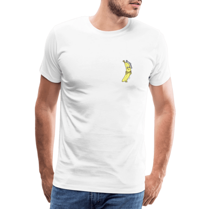 BraNana - Premium Herre T-shirt - Herre premium T-shirt - hvid - Dajlig.dk