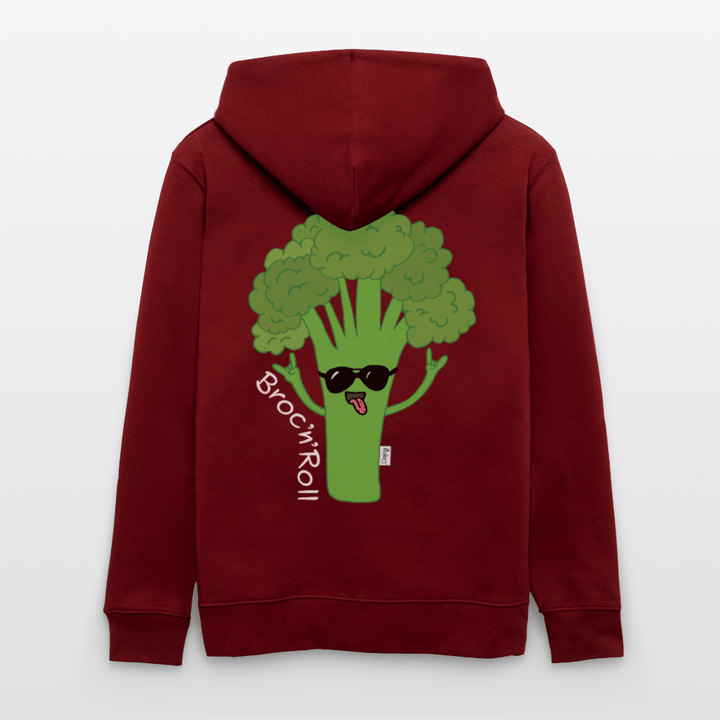 Broc'n'Roll - Kraftig Unisex Hættetrøje m. lynlås - Stanley/Stella økologisk unisex - hættejakke CULTIVATOR - sort - Dajlig.dk
