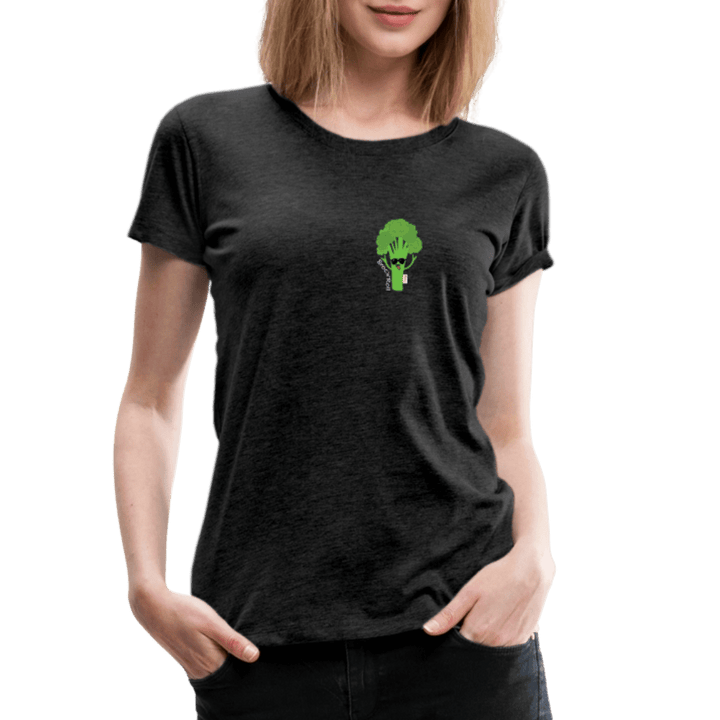 Broc'n'Roll - Premium Dame T-shirt - Dame premium T-shirt - charcoal - Dajlig