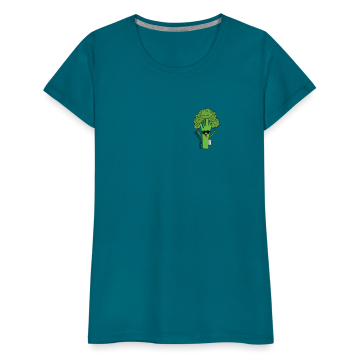 Broc'n'Roll - Premium Dame T-shirt - Dame premium T-shirt - divablå - Dajlig