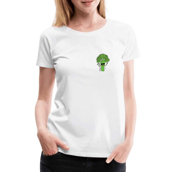 Broc'n'Roll - Premium Dame T-shirt - Dame premium T-shirt - grå meleret - Dajlig.dk