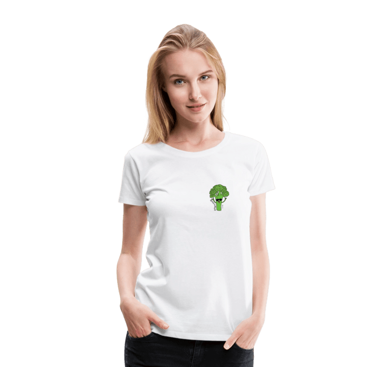 Broc'n'Roll - Premium Dame T-shirt - Dame premium T-shirt - hvid - Dajlig.dk