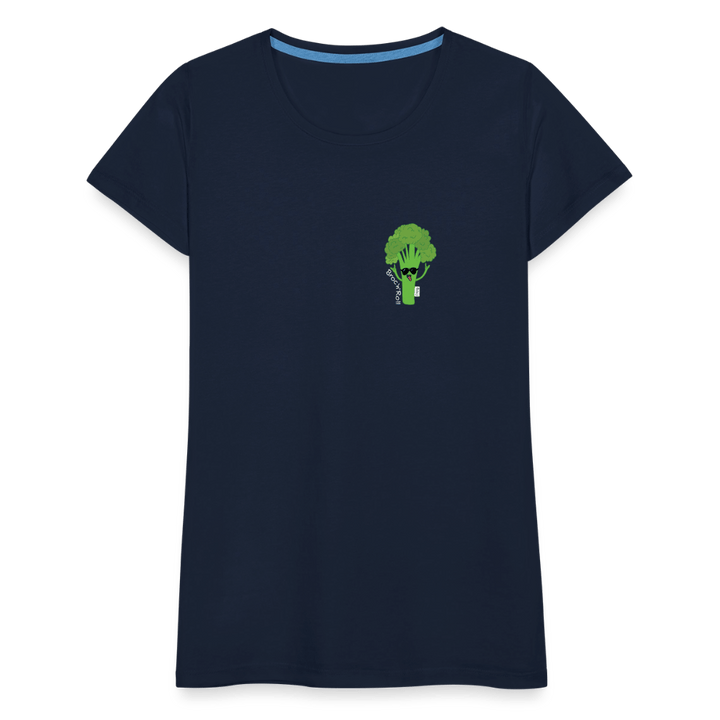 Broc'n'Roll - Premium Dame T-shirt - Dame premium T-shirt - marineblå - Dajlig