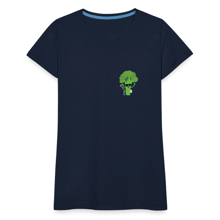 Broc'n'Roll - Premium Dame T-shirt - Dame premium T-shirt - marineblå - Dajlig.dk