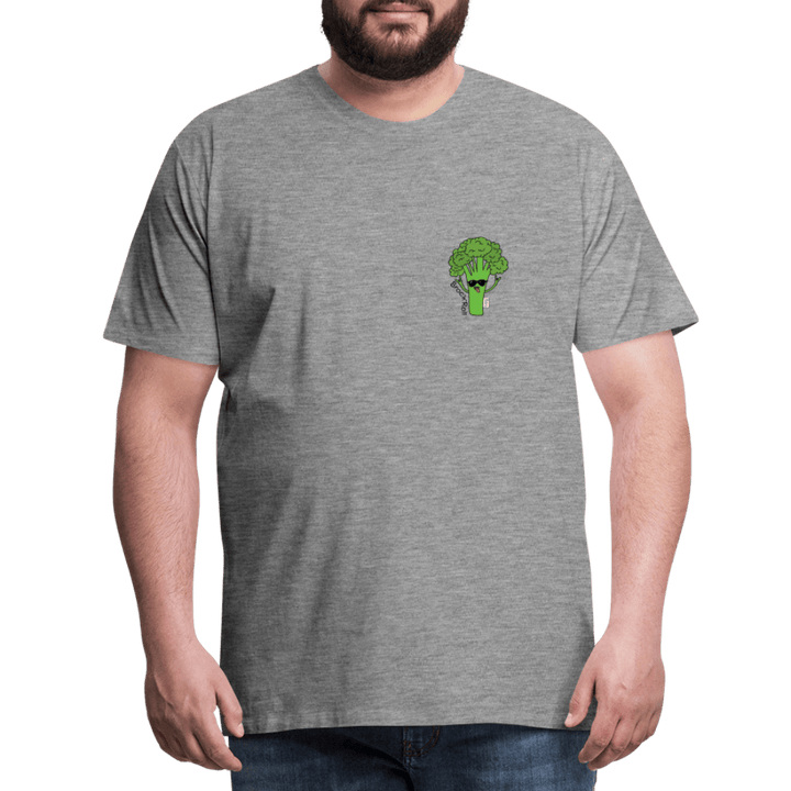 Broc'n'Roll - Premium Herre T-shirt - Herre premium T-shirt - grå meleret - Dajlig.dk