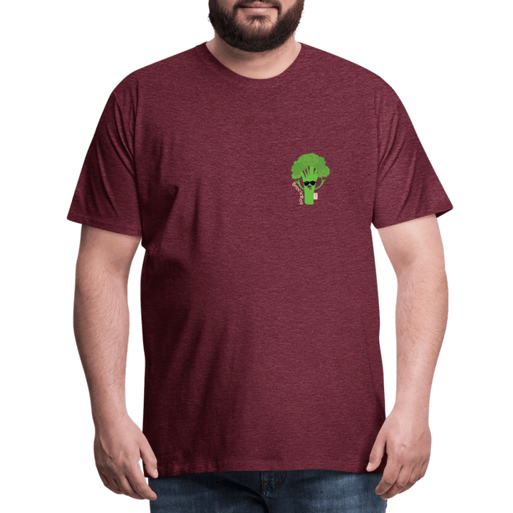 Broc'n'Roll - Premium Herre T-shirt - Herre premium T-shirt - grå meleret - Dajlig.dk