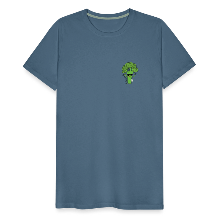 Broc'n'Roll - Premium Herre T-shirt - Herre premium T-shirt - gråblå - Dajlig.dk