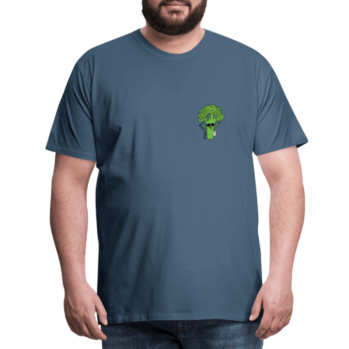 Broc'n'Roll - Premium Herre T-shirt - Herre premium T-shirt - gråblå - Dajlig.dk