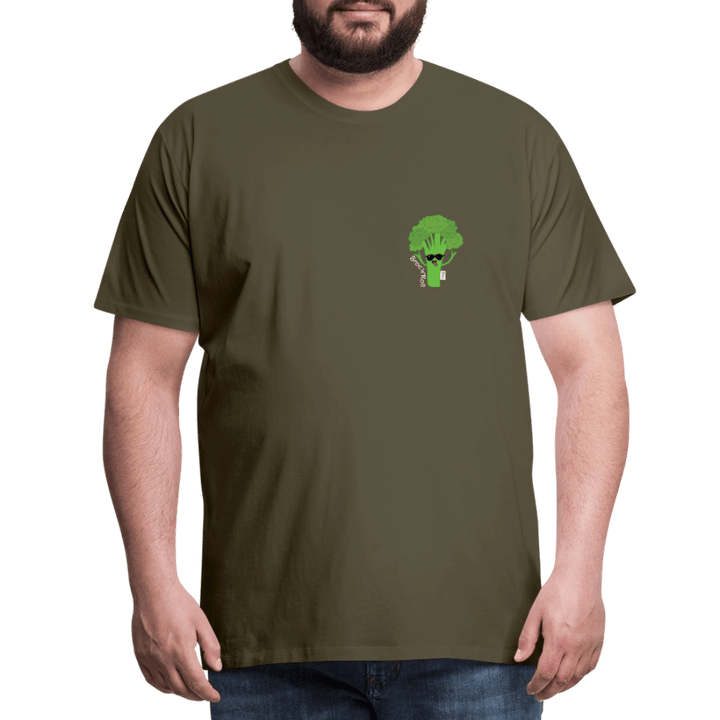 Broc'n'Roll - Premium Herre T-shirt - Herre premium T-shirt - kaki - Dajlig.dk