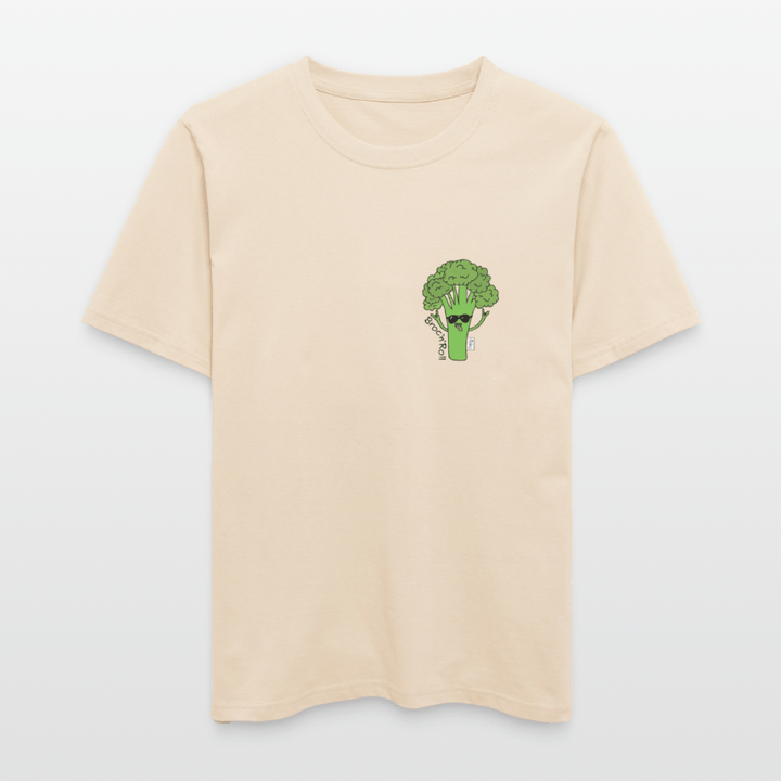 Broc'n'Roll - Unisex T-shirt - Stanley/Stella Relaxed Fit økologisk unisex - T-shirt Sparker - råhvid - Dajlig.dk