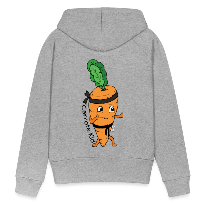 Carrote Kid - Dame Hættetrøje - Dame Premium hættetrøje - grå meleret - Dajlig