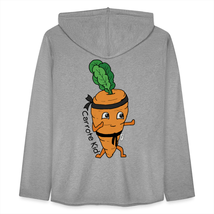 Carrote Kid - Let Unisex Hættetrøje - Let sweatshirt med hætte, unisex - charcoal - Dajlig.dk