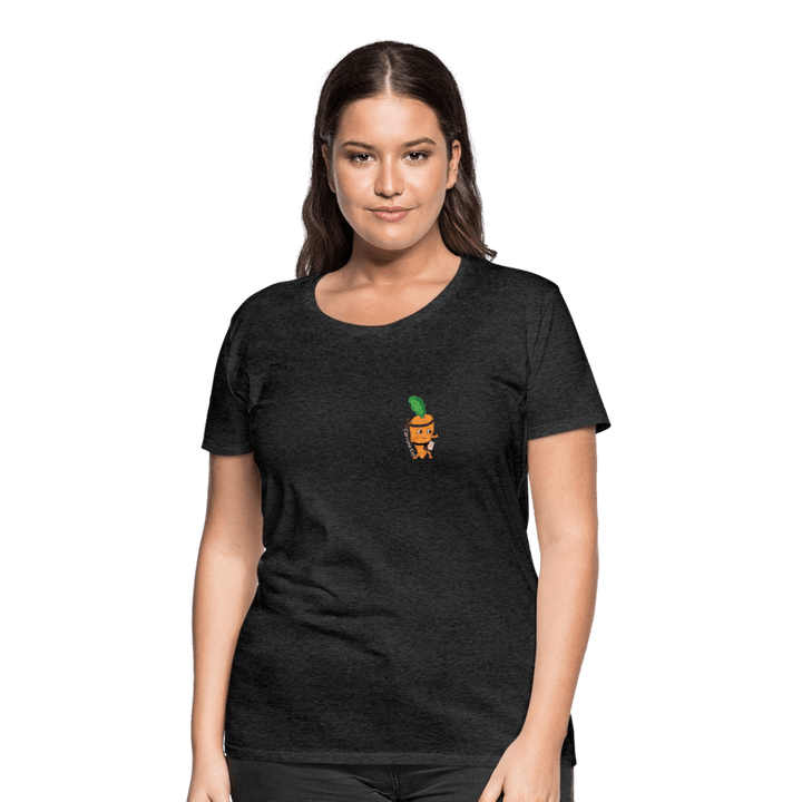 Carrote Kid - Premium Dame T-shirt - Dame premium T-shirt - charcoal - Dajlig.dk