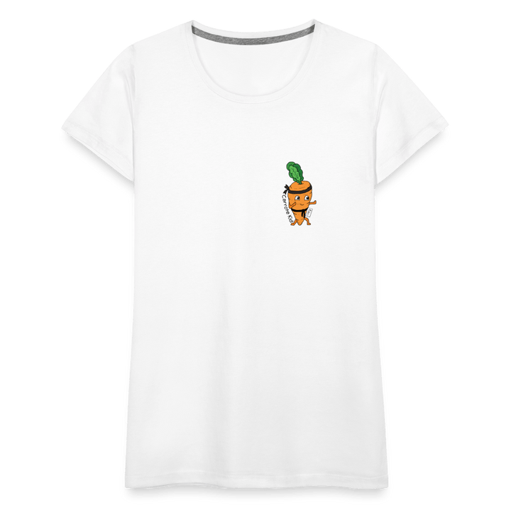 Carrote Kid - Premium Dame T-shirt - Dame premium T-shirt - grå meleret - Dajlig.dk