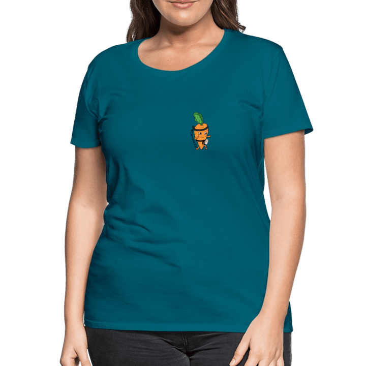 Carrote Kid - Premium Dame T-shirt - Dame premium T-shirt - marineblå - Dajlig.dk