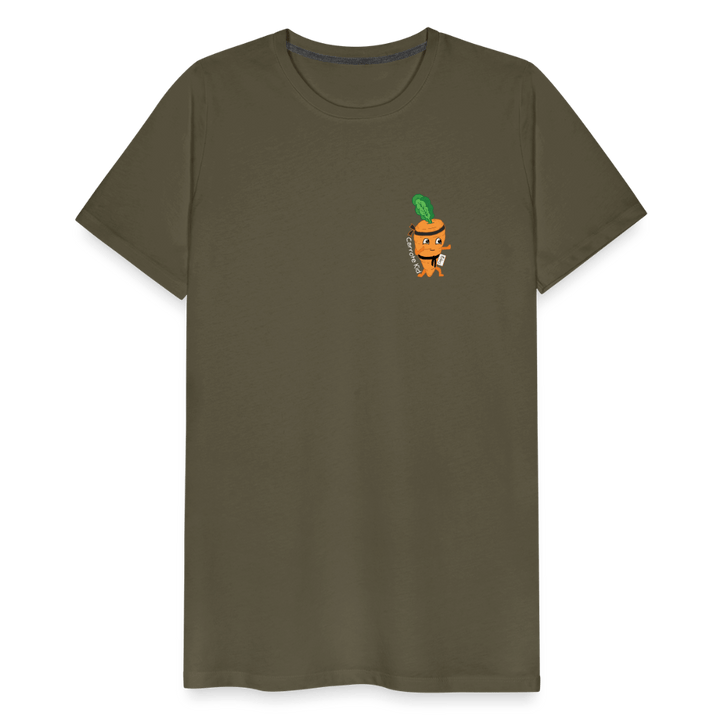 Carrote Kid - Premium Herre T-shirt - Herre premium T-shirt - kaki - Dajlig.dk