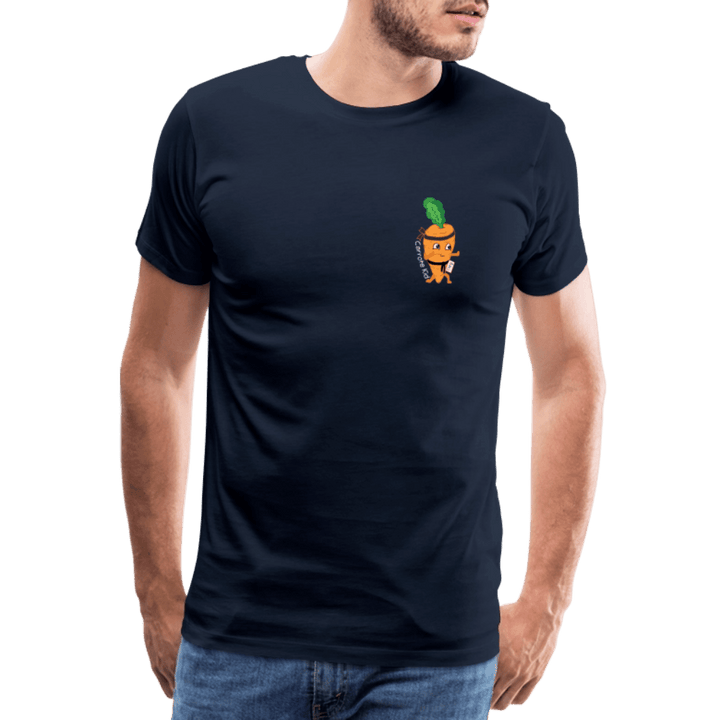 Carrote Kid - Premium Herre T-shirt - Herre premium T-shirt - marineblå - Dajlig.dk