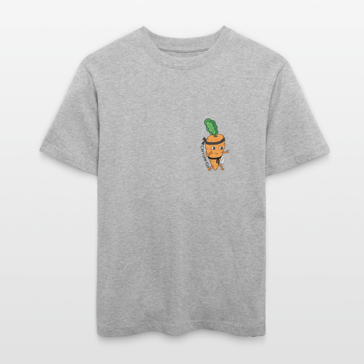 Carrote Kid - Unisex T-shirt - Stanley/Stella Relaxed Fit økologisk unisex - T-shirt Sparker - grå meleret - Dajlig.dk