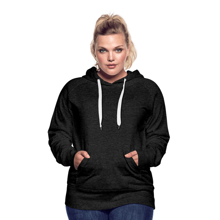 Citrusly Cool - Dame Hættetrøje - Dame Premium hættetrøje - charcoal - Dajlig
