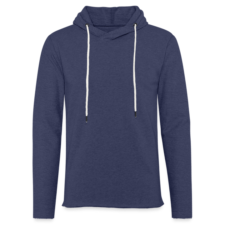 Citrusly Cool - Let Unisex Hættetrøje - Let sweatshirt med hætte, unisex - marineblå meleret - Dajlig.dk