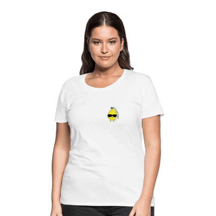 Citrusly Cool - Premium Dame T-shirt - Dame premium T-shirt - hvid - Dajlig.dk