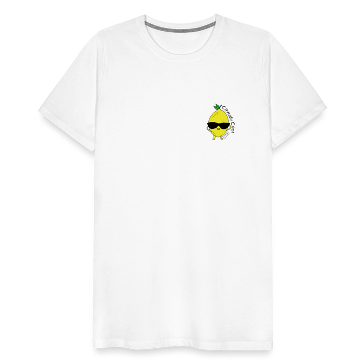 Citrusly Cool - Premium Herre T-shirt - Herre premium T-shirt - grå meleret - Dajlig.dk