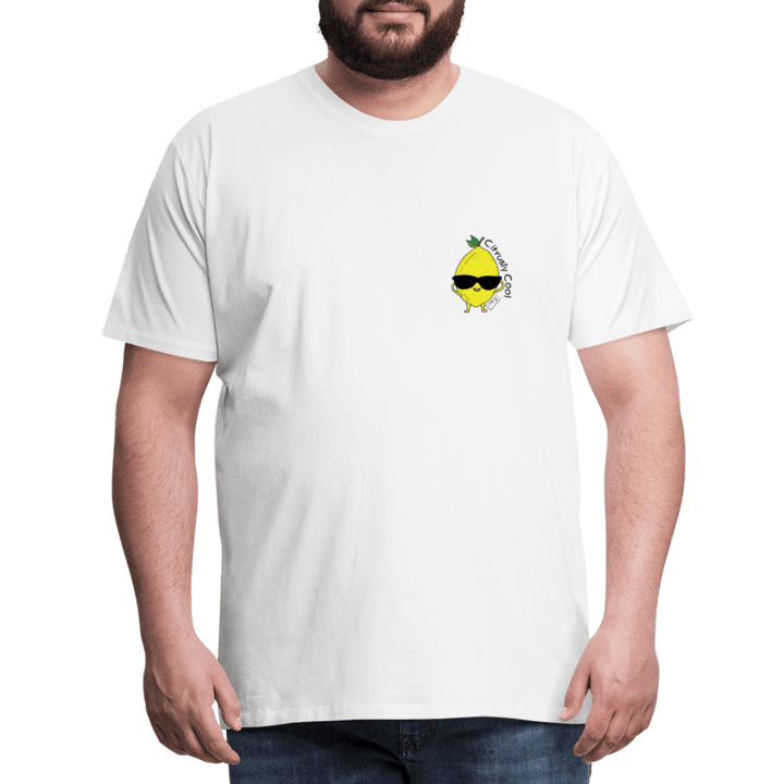 Citrusly Cool - Premium Herre T-shirt - Herre premium T-shirt - grå meleret - Dajlig.dk