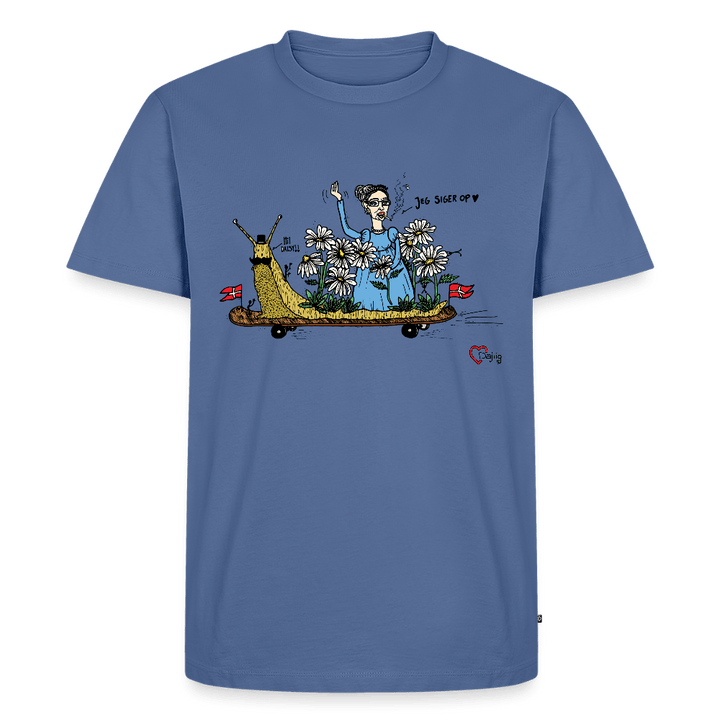 Daisy Me Rollin' Snegl - Eksklusiv Herre T-shirt - Herre premium T-shirt - dueblå - Dajlig