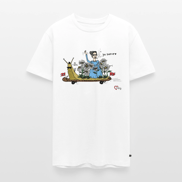 Daisy Me Rollin' Snegl - Eksklusiv Herre T-shirt - Herre premium T-shirt - hvid - Dajlig