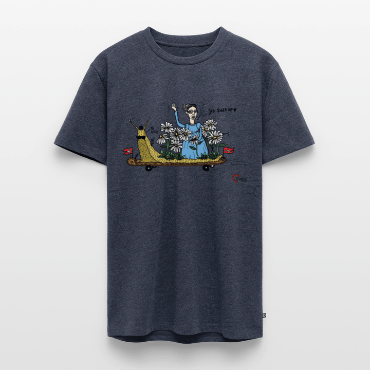 Daisy Me Rollin' Snegl - Eksklusiv Herre T-shirt - Herre premium T-shirt - jeansblå - Dajlig