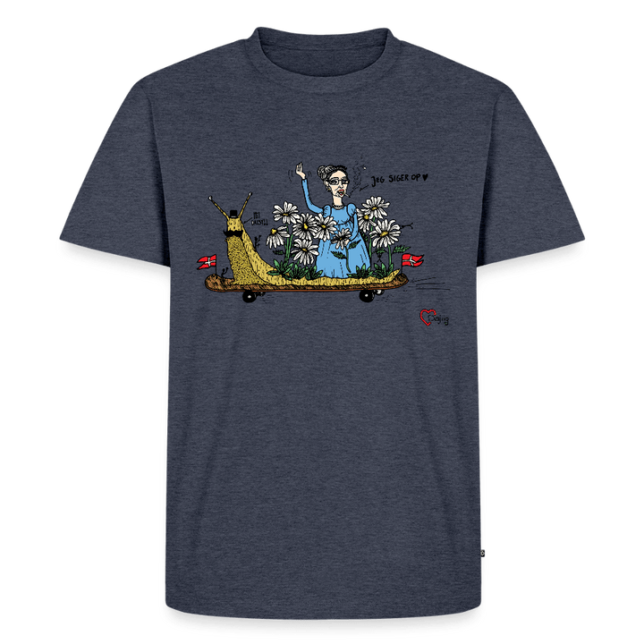Daisy Me Rollin' Snegl - Eksklusiv Herre T-shirt - Herre premium T-shirt - jeansblå - Dajlig