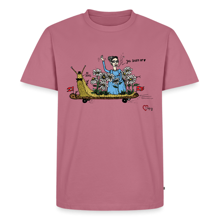 Daisy Me Rollin' Snegl - Eksklusiv Herre T-shirt - Herre premium T-shirt - mauve - Dajlig
