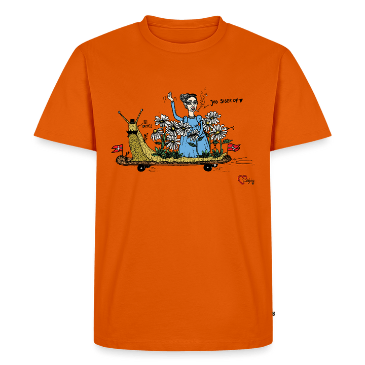 Daisy Me Rollin' Snegl - Eksklusiv Herre T-shirt - Herre premium T-shirt - orange - Dajlig