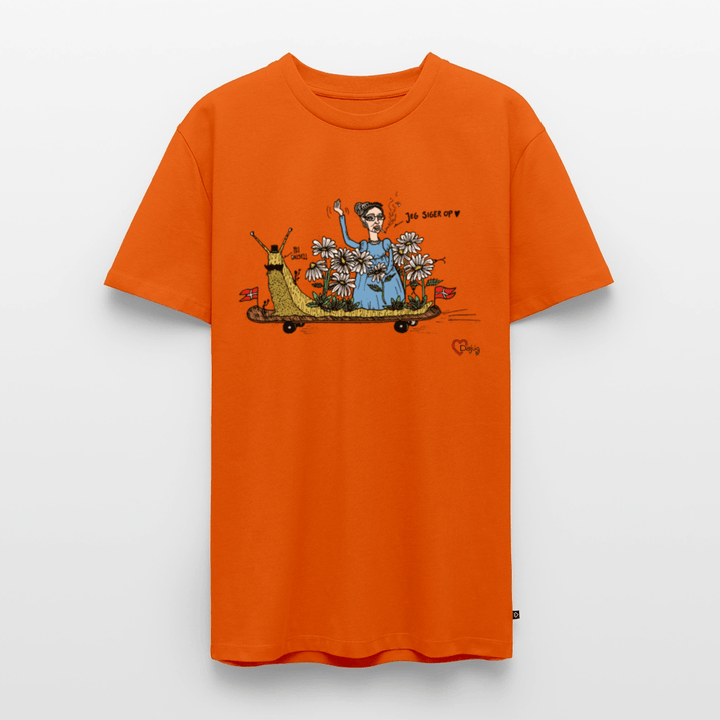 Daisy Me Rollin' Snegl - Eksklusiv Herre T-shirt - Herre premium T-shirt - orange - Dajlig
