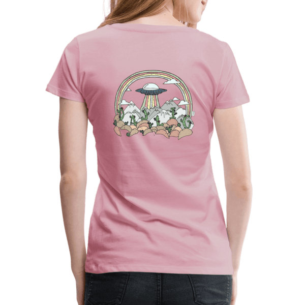 Dajlig Desert - Eksklusiv Dame T-shirt - Dame premium T-shirt - lyserosa - Dajlig