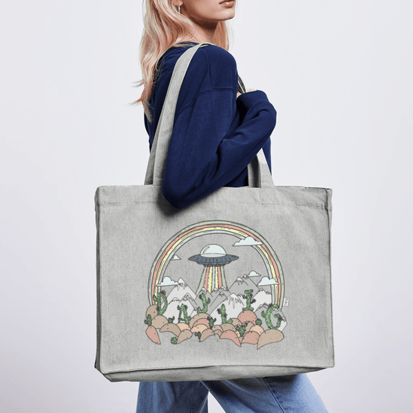 Dajlig Desert - Stor Kraftig mulepose i genbrugsstof - Stanley/Stella recycled shopping bag - råhvid - Dajlig