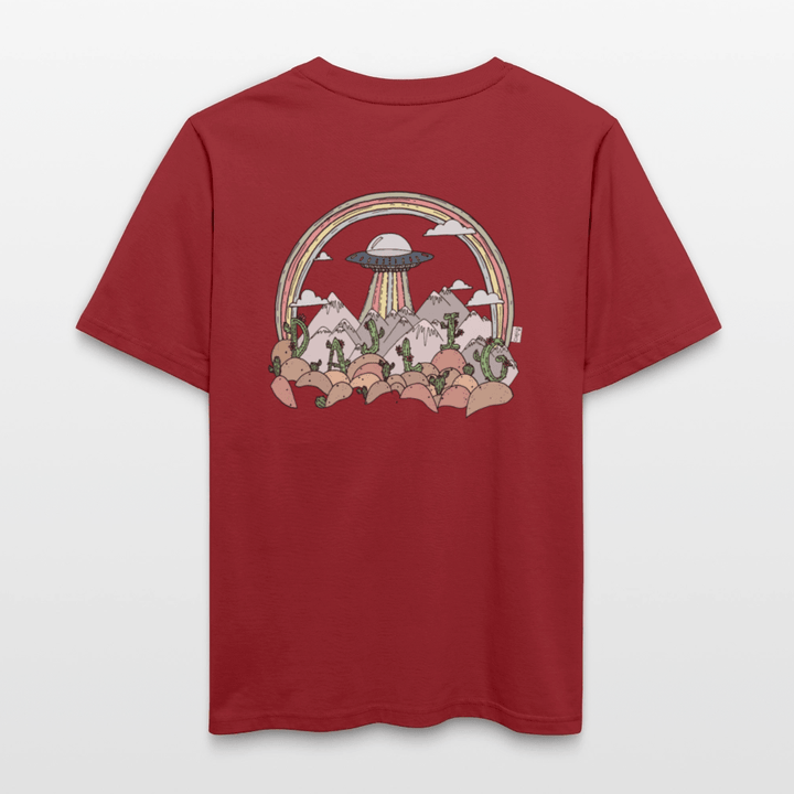Dajlig Desert - Unisex T-shirt - Stanley/Stella Relaxed Fit økologisk unisex - T-shirt Sparker - jordrød - Dajlig