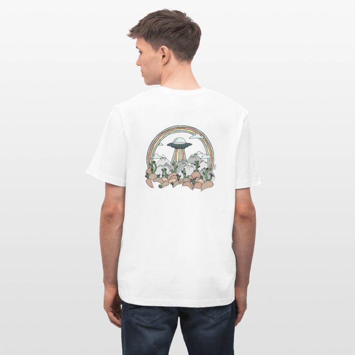 Dajlig Desert - Unisex T-shirt - Stanley/Stella Relaxed Fit økologisk unisex - T-shirt Sparker - mørk petrol - Dajlig