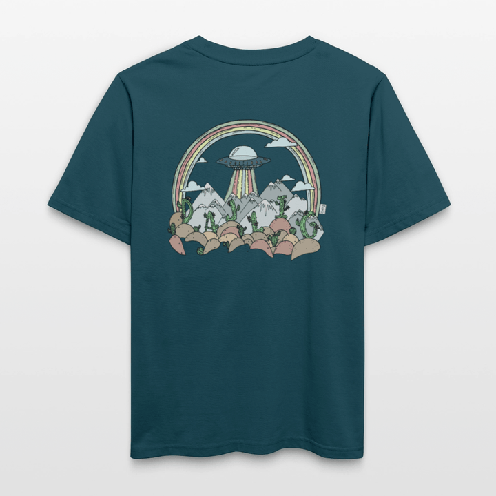 Dajlig Desert - Unisex T-shirt - Stanley/Stella Relaxed Fit økologisk unisex - T-shirt Sparker - mørk petrol - Dajlig