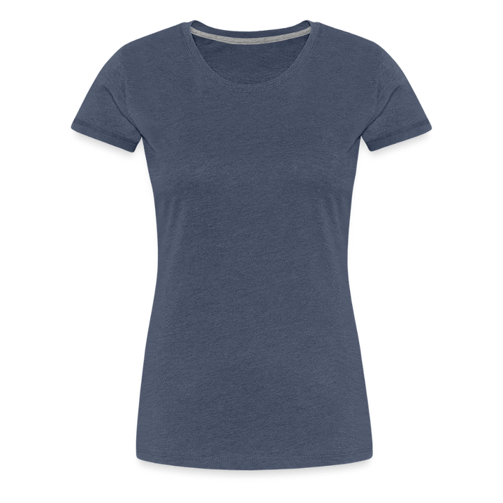 Dajlig Sprutten - Eksklusiv Dame T-shirt - Dame premium T-shirt - blåmeleret - Dajlig