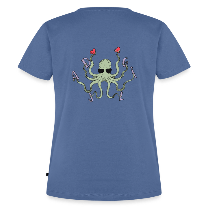 Dajlig Sprutten - Eksklusiv Dame T-shirt - Dame premium T-shirt - dueblå - Dajlig