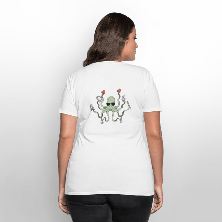 Dajlig Sprutten - Eksklusiv Dame T-shirt - Dame premium T-shirt - hvid - Dajlig
