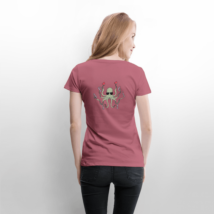 Dajlig Sprutten - Eksklusiv Dame T-shirt - Dame premium T-shirt - mauve - Dajlig