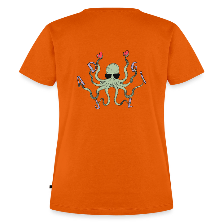 Dajlig Sprutten - Eksklusiv Dame T-shirt - Dame premium T-shirt - orange - Dajlig