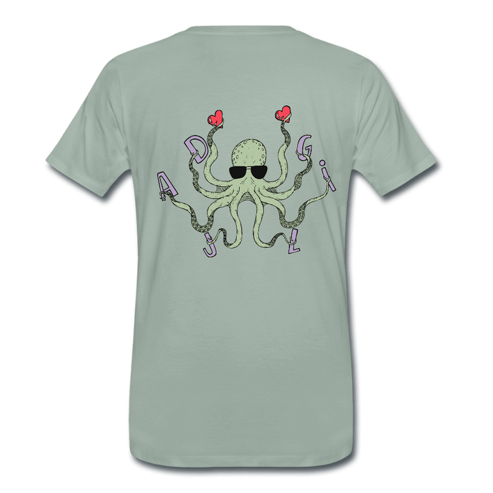 Dajlig Sprutten - Eksklusiv Herre T-shirt - Herre premium T-shirt - grågrøn - Dajlig