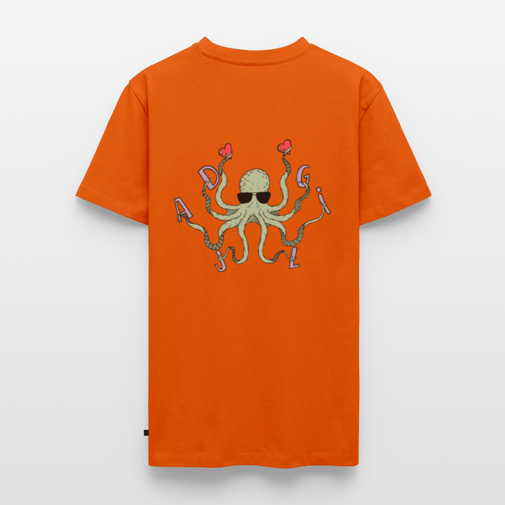 Dajlig Sprutten - Eksklusiv Herre T-shirt - Herre premium T-shirt - orange - Dajlig