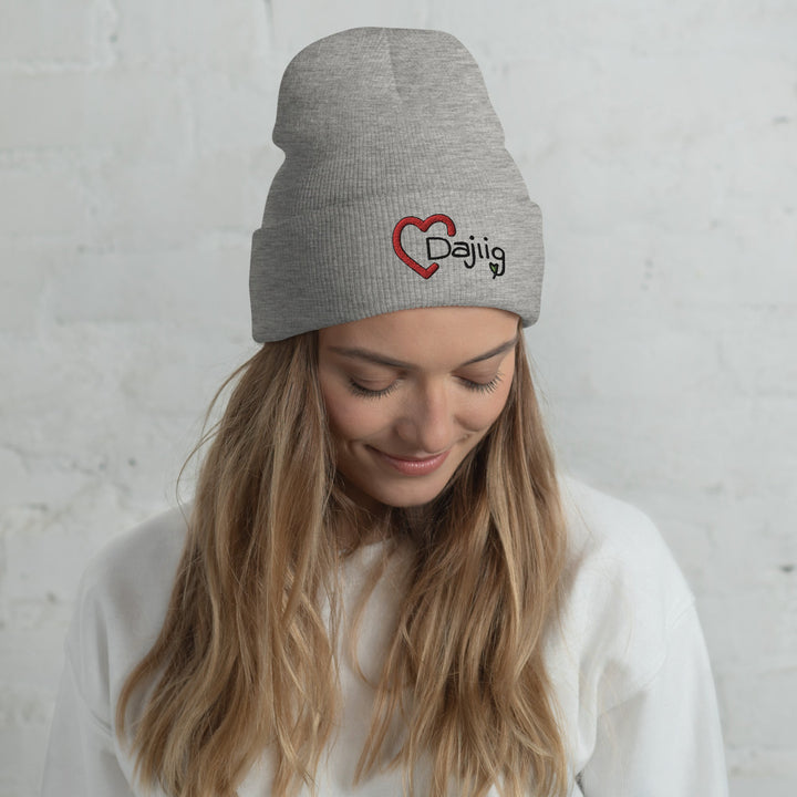 Dajlig Strikket Beanie Hue - Hatte & Huer - Heather Grey - Dajlig.dk