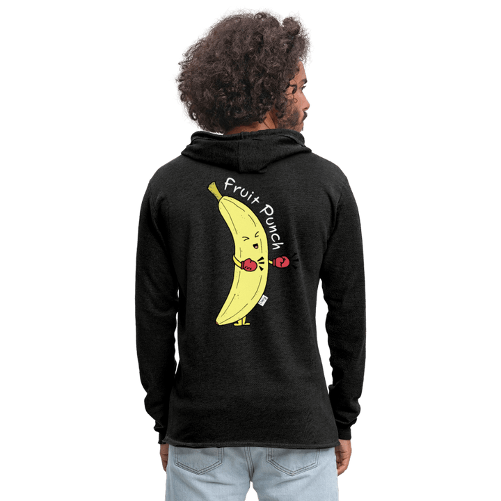 Fruit Punch - Let Unisex Hættetrøje - Let sweatshirt med hætte, unisex - charcoal - Dajlig.dk