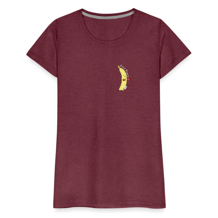 Fruit Punch - Premium Dame T-shirt - Dame premium T-shirt - bordeaux meleret - Dajlig